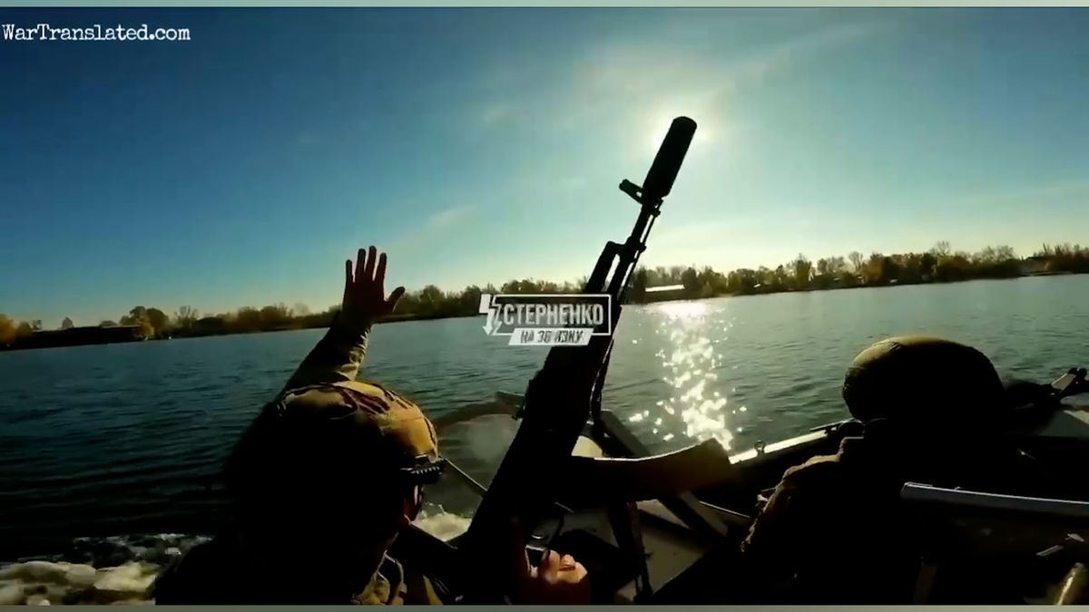 Rusové zahájili palbu na vlastní vojáky ve člunu